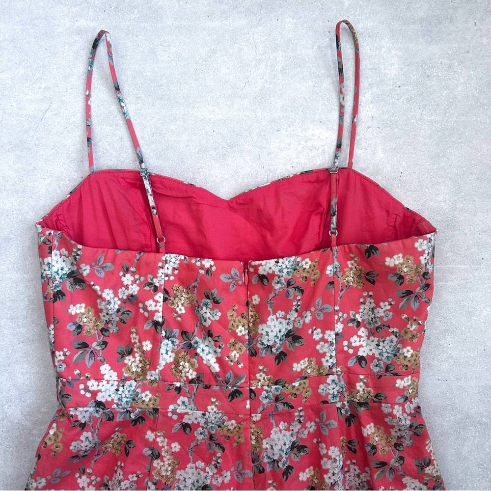 J.Crew Liberty Josephine Floral Ruffle-Hem Midi Dress | Size 8 - Picture 8 of 16
